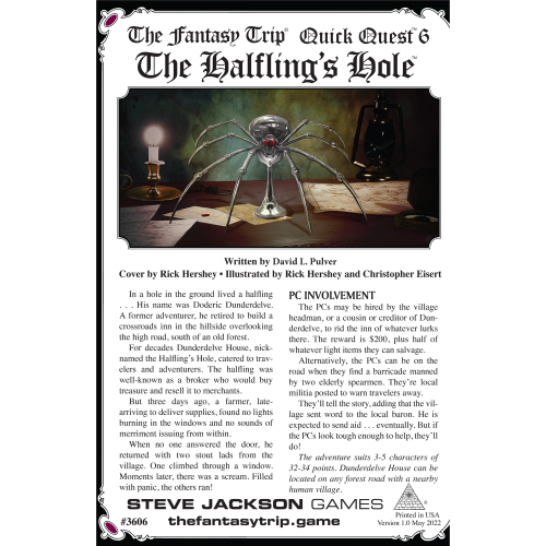 Quick Quest 6: The Halfling